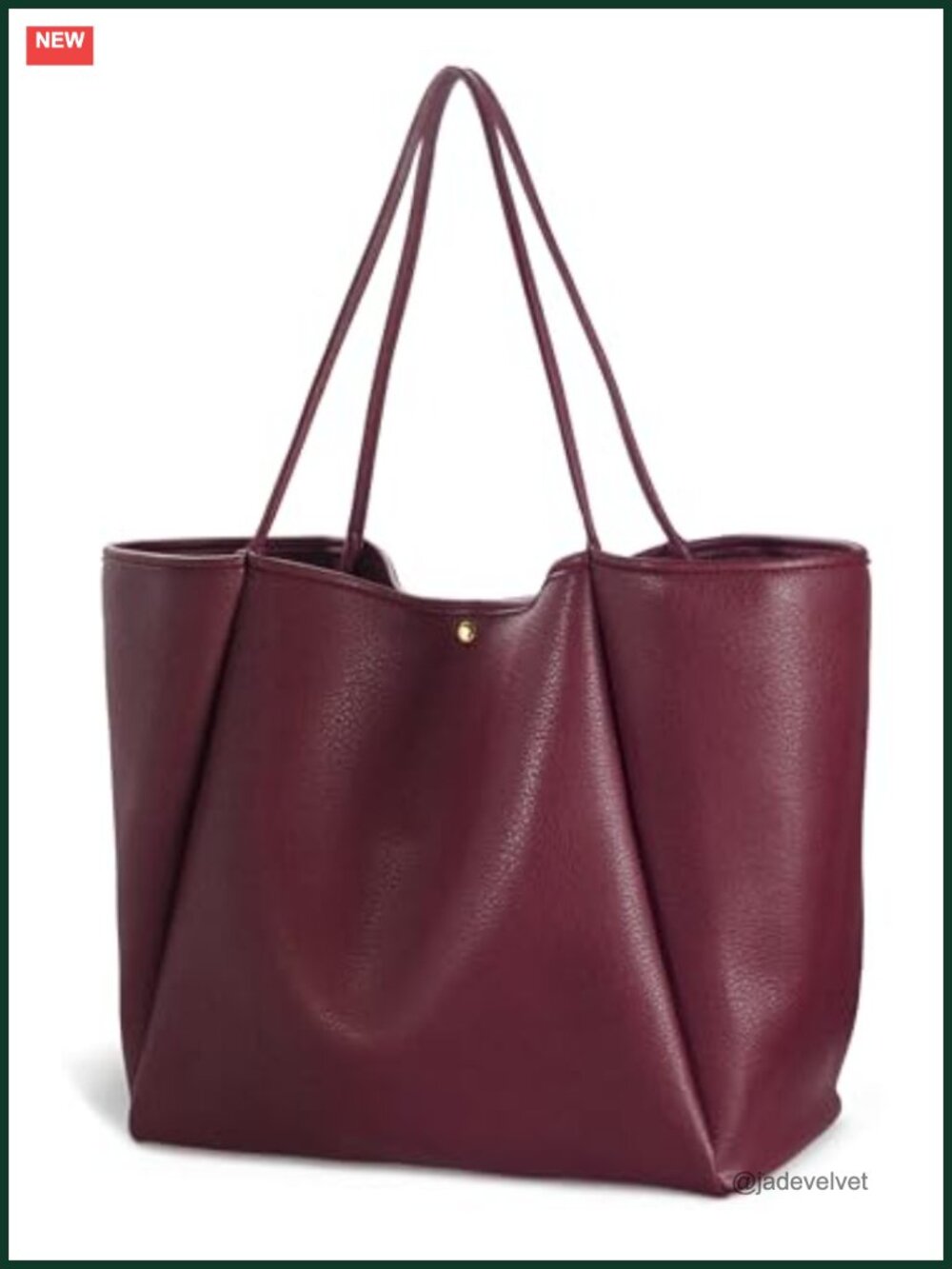 Oversize PU Leather Tote Women Weekender Bag Shopper Handbag Travel Purse